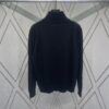 Celine 24SS Autumn-Winter New Embroidered Knitwear, Featuring Bulked Wool Blend for Soft, Comfortable Skin-Feel with Signature Triumph Arch Embroidery on Front Chest, Half-Zip Design Exudes Refined Dynamism and Effortless Elegance, Perfect for Relaxed, Comfortable Layering – Unisex Style