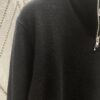 Celine 24SS Autumn-Winter New Embroidered Knitwear, Featuring Bulked Wool Blend for Soft, Comfortable Skin-Feel with Signature Triumph Arch Embroidery on Front Chest, Half-Zip Design Exudes Refined Dynamism and Effortless Elegance, Perfect for Relaxed, Comfortable Layering – Unisex Style