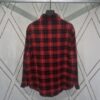 Celine 24SS Autumn New Checkered Shirt with Logo Embroidery, Unisex