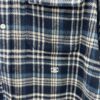 Celine 25SS New Checkered Collar Loose Long-Sleeve Shirt Navy Blue