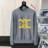CELINE Fall/Winter Classic Crewneck Wool Pullover, 2025 Latest Design, Premium Wool Blend, Slim Fit, Timeless Style