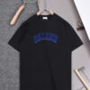 New Arrival 25S Celine Flocked Letter T-Shirt, Pre-washed Cotton Fabric, Soft and Skin-friendly, Unisex Loose Fit