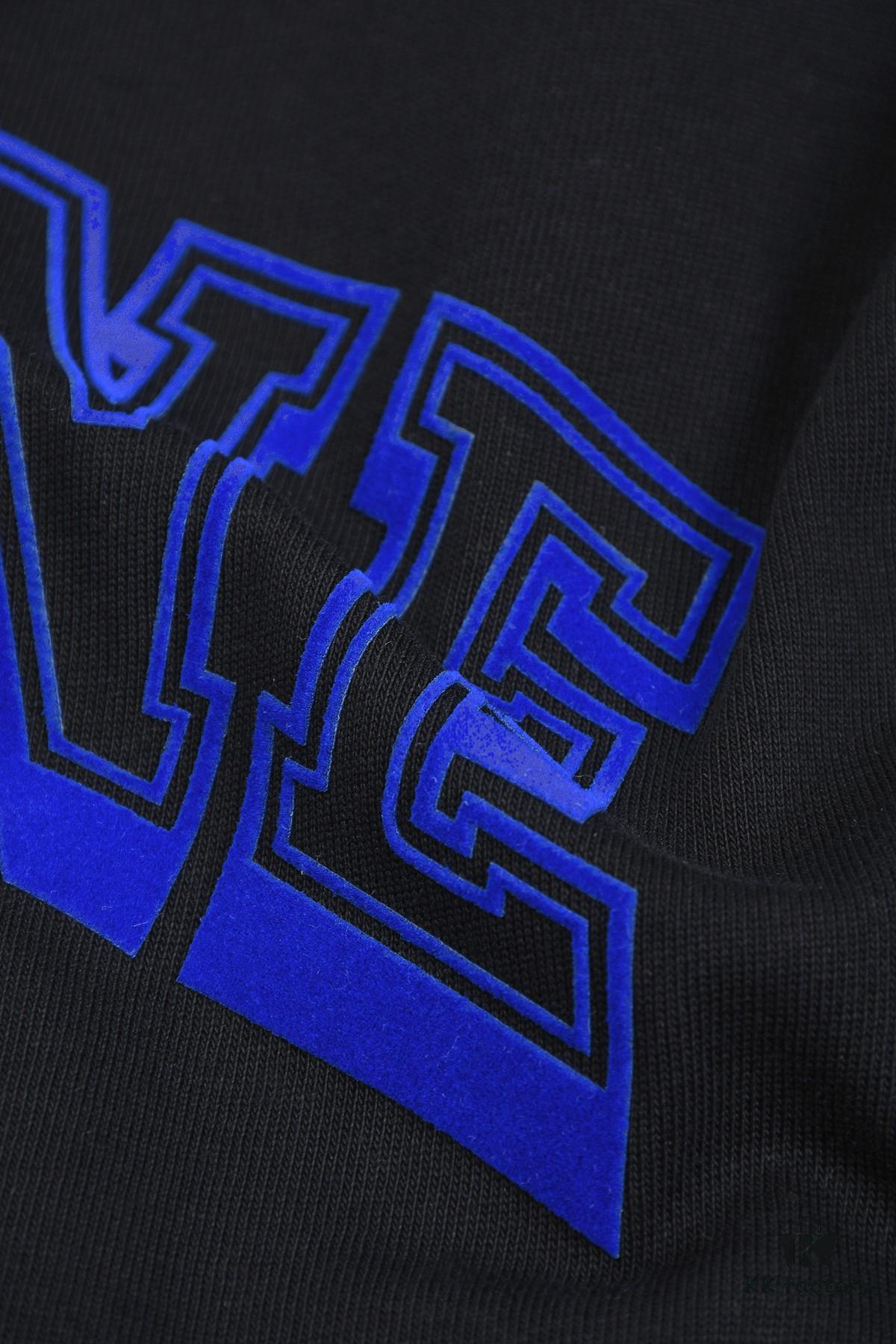 New Arrival 25S Celine Flocked Letter T-Shirt, Pre-washed Cotton Fabric, Soft and Skin-friendly, Unisex Loose Fit