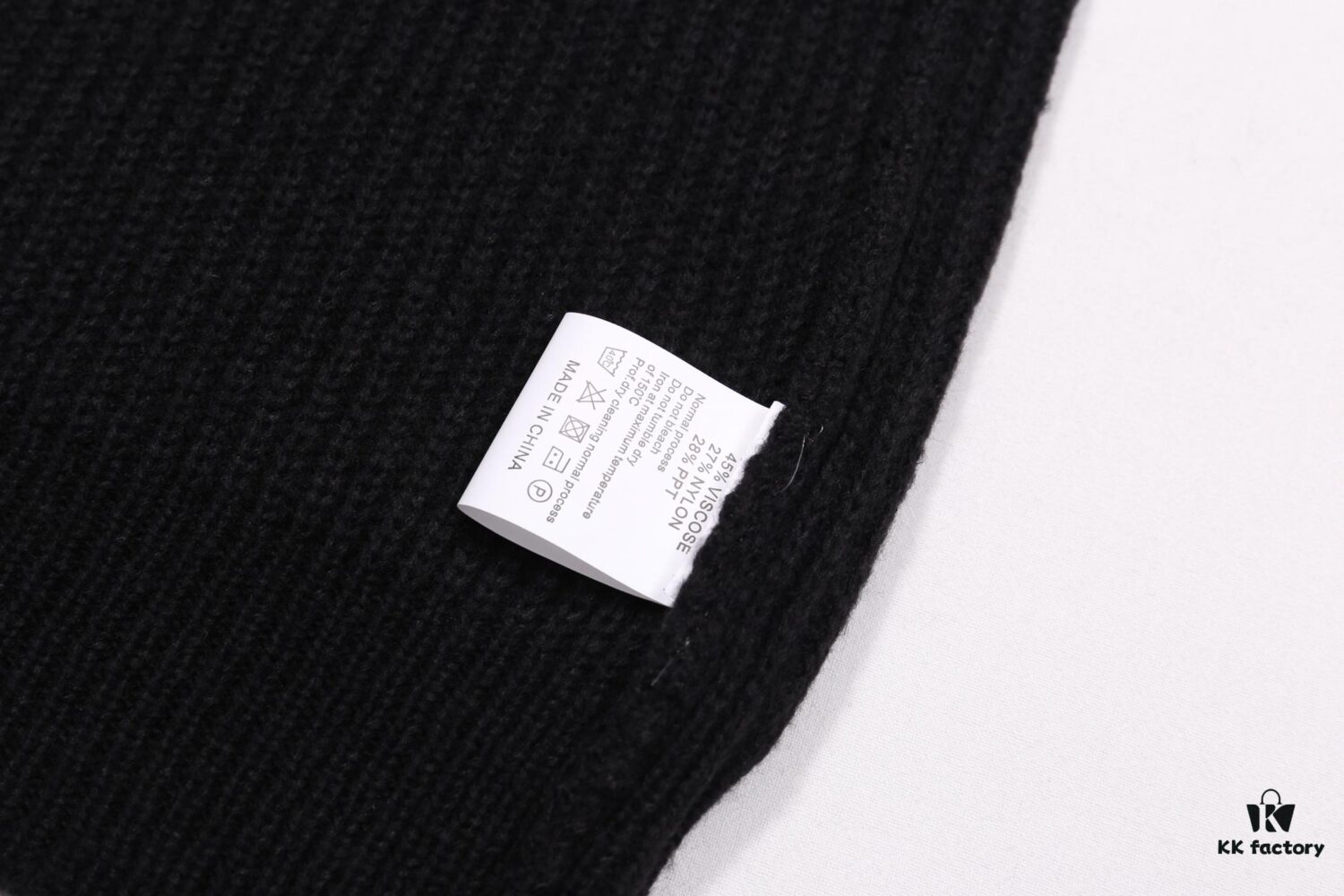 Celine Embroidered Letter Round Neck Wool Sweater