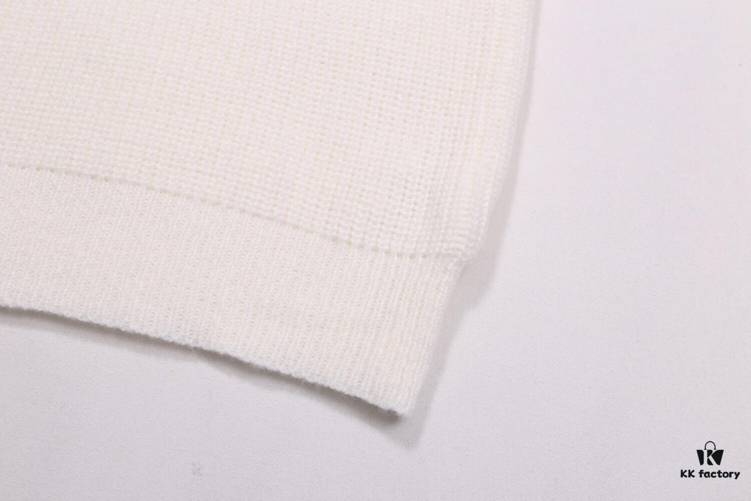 Celine Embroidered Letter Round Neck Wool Sweater