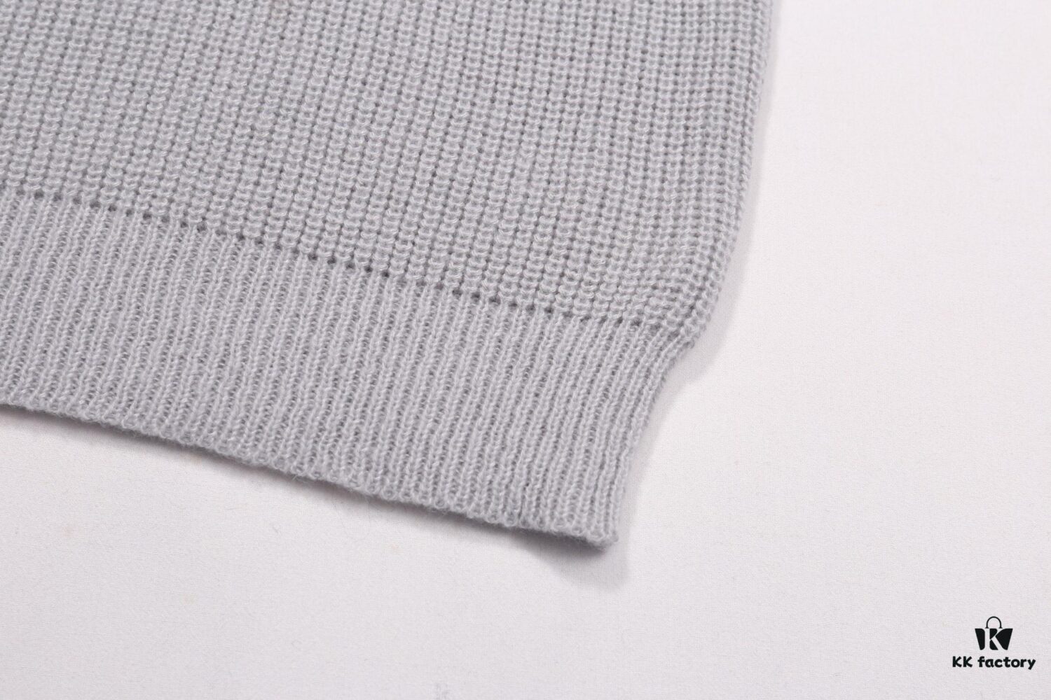 Celine Embroidered Letter Round Neck Wool Sweater