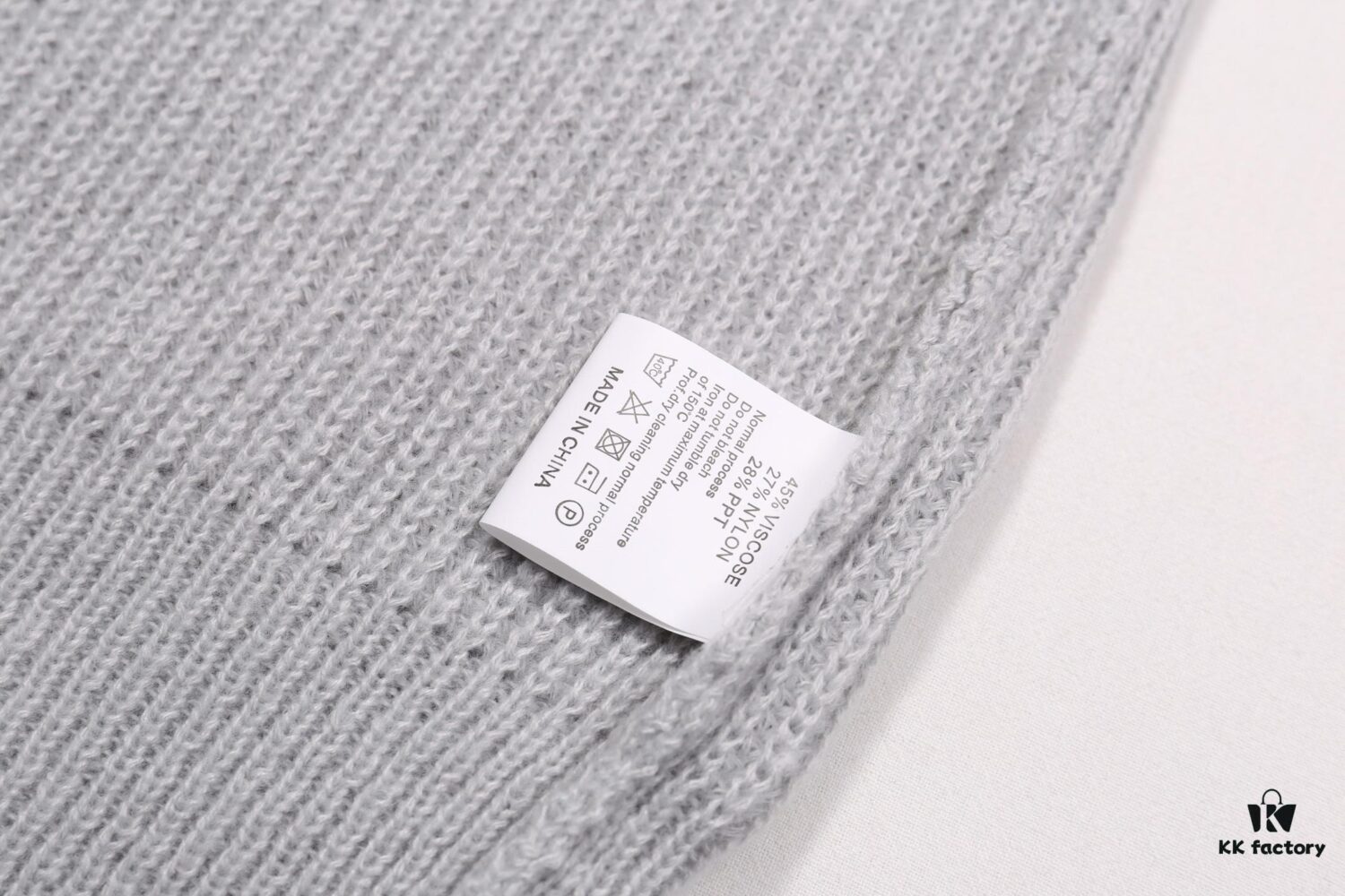 Celine Embroidered Letter Round Neck Wool Sweater