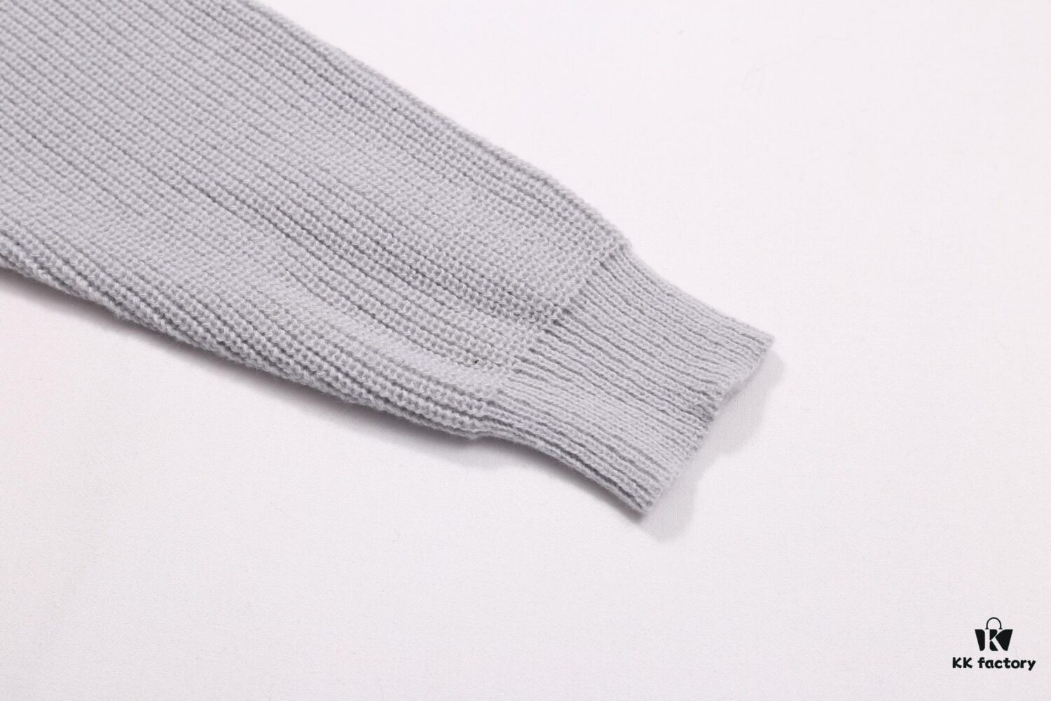 Celine Embroidered Letter Round Neck Wool Sweater