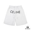 CELINE Letter Logo Shorts Classic Capsule Collection