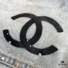 New CHANEL-Inspired FW Star-Studded Rhinestone Embroidered Distressed Denim Jacket for Men and Women