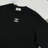 CHANEL 25s New Arrival Designer T-Shirt, Unisex Limited Edition – Classic Embroidery, Premium 280g 40s Double-Yarn Smooth Cotton Fabric, Soft and Comfortable