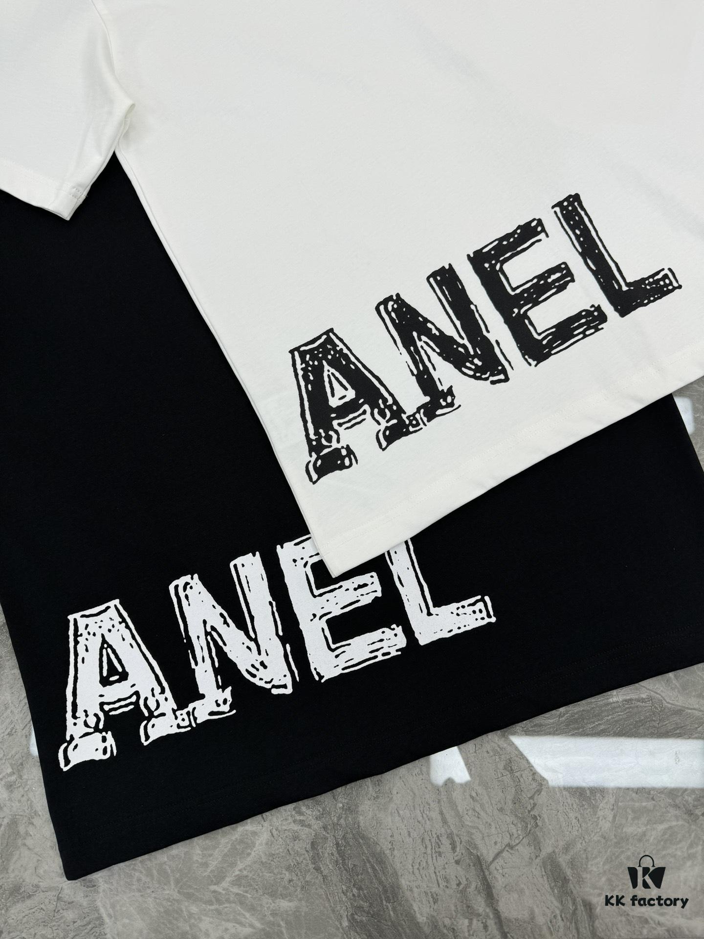 CHANEL 25s New Arrival Designer T-Shirt, Unisex Limited Edition – Classic Embroidery, Premium 280g 40s Double-Yarn Smooth Cotton Fabric, Soft and Comfortable