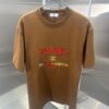 CHANEL Embroidered Short Sleeve T-Shirt (Top-tier Version, Different from Standard Stock) Unisex Design