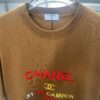 CHANEL Embroidered Short Sleeve T-Shirt (Top-tier Version, Different from Standard Stock) Unisex Design