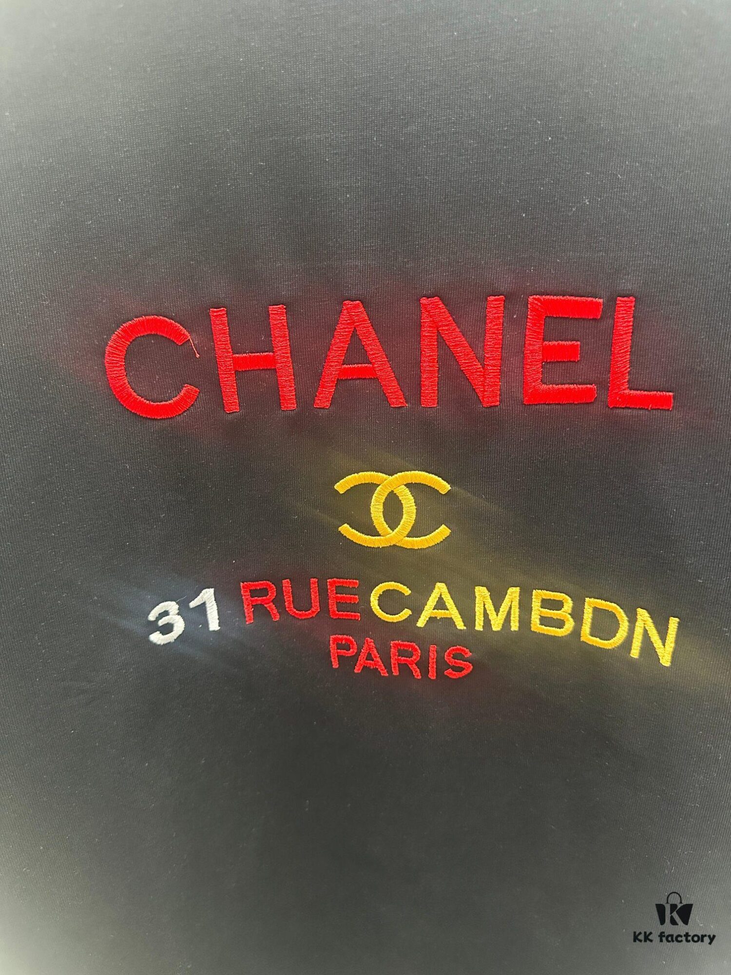 Chanel Embroidered Short-Sleeve T-Shirt (Premium Quality, Exclusive Version)
