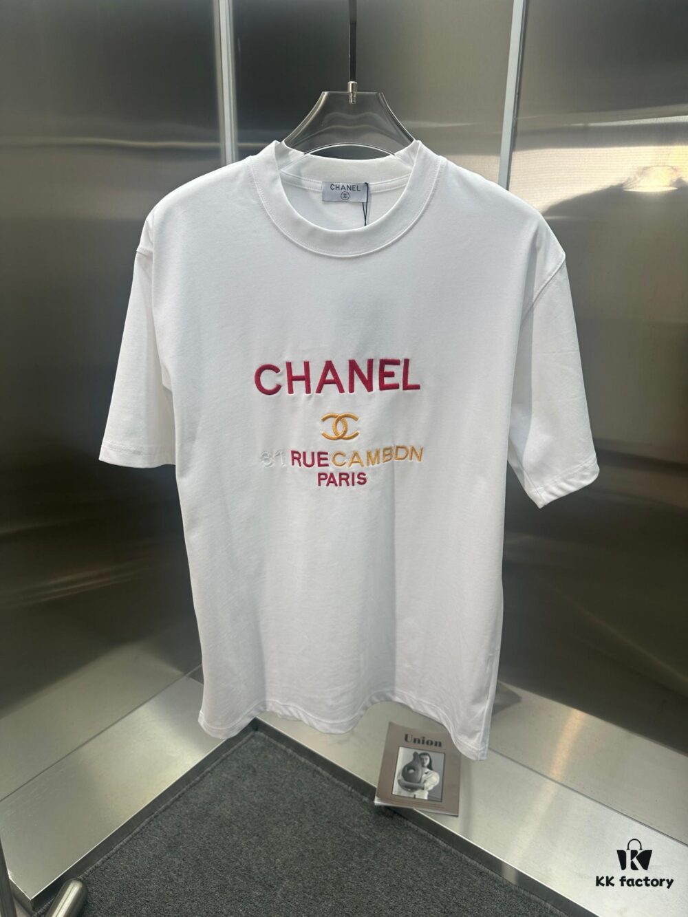 Chanel Embroidered Short-Sleeve T-Shirt (Top-Quality Version, Distinct from Standard Stock)