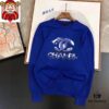 CHANEL Fall/Winter Classic Round-Neck Pullover Wool Sweater, 2025 Newest Release, Perfect Proportion, Slim-Fit Soft Cashmere-Like Wool Blend