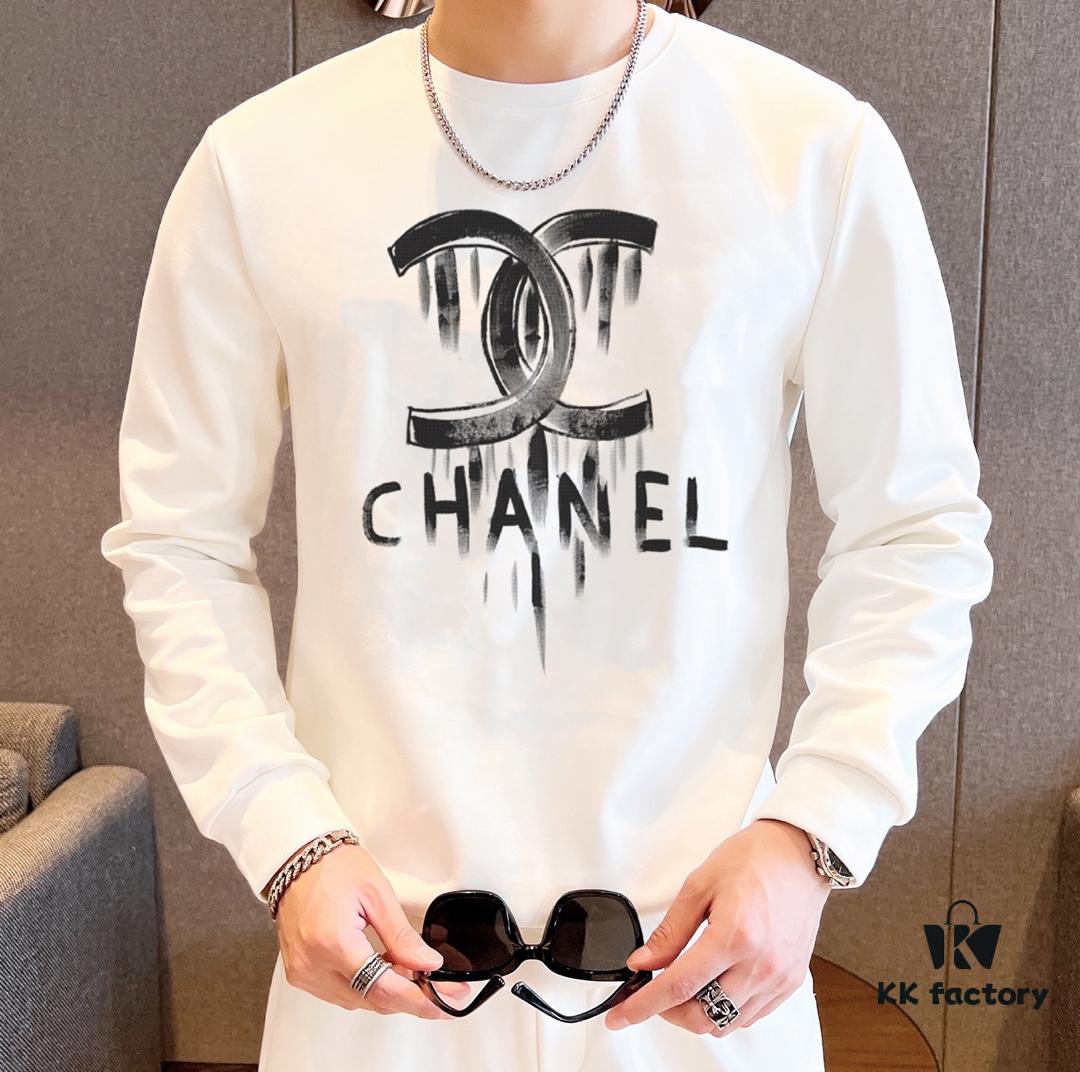 CHANEL (Perfect for Curvy Figures) New 2025 Bestselling Sweatshirt Set – Authentic Original Version, Premium Italian Cotton 100%, Elegant and Comfortable, Official Store Sizing