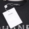 New Arrival 25S Chanel Camellia Letter T-Shirt, Premium Cotton Washed Fabric, Unisex Loose Fit Fashion Style