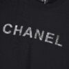 New Arrival 25S Chanel Camellia Letter T-Shirt, Premium Cotton Washed Fabric, Unisex Loose Fit Fashion Style