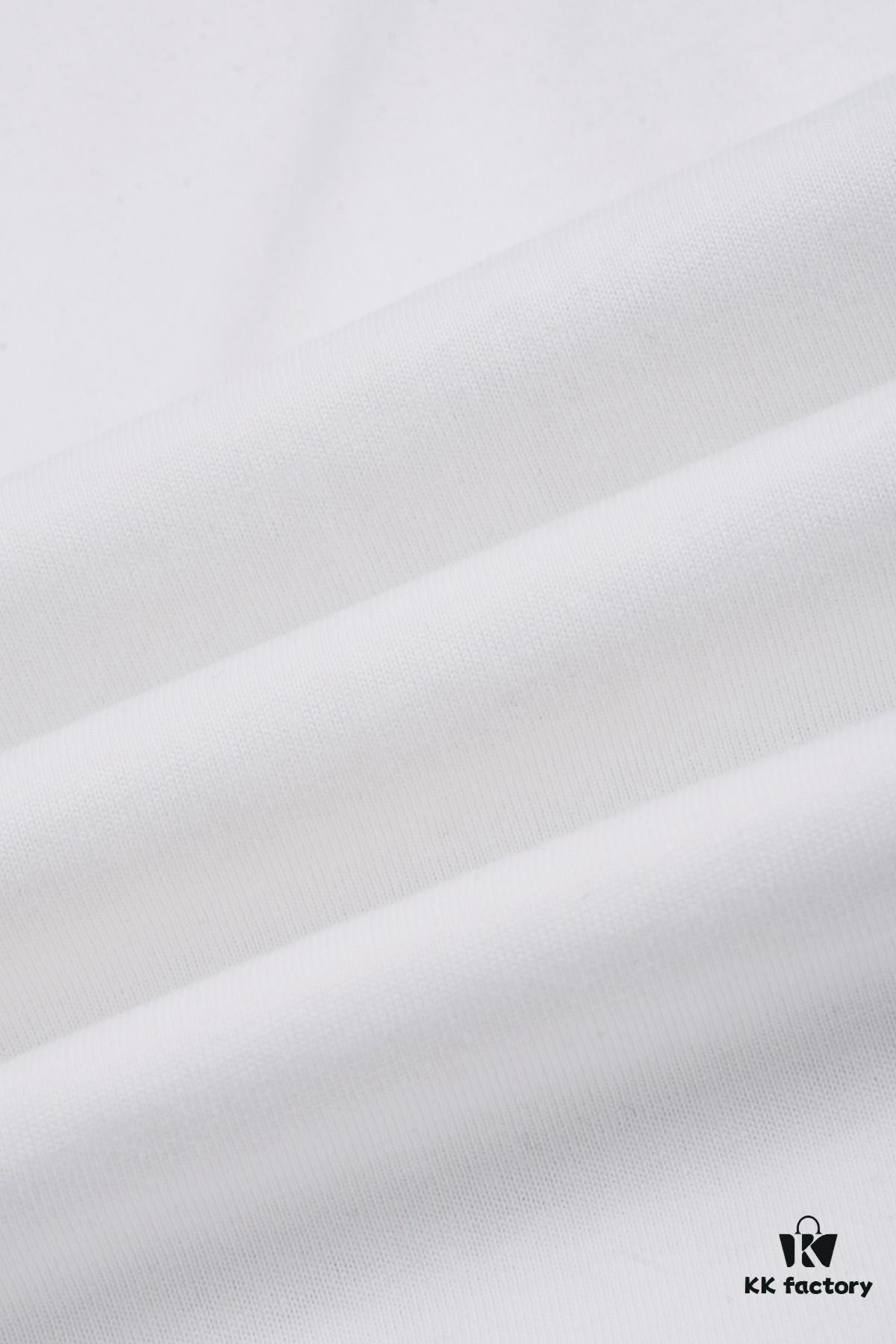 New Arrival 25S Chanel Camellia Letter T-Shirt, Washed Cotton Fabric, Unisex Loose Fit