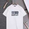 New Arrival 25S Chanel Flocked Pressure Gel T-Shirt, Pre-washed Cotton Fabric, Soft and Skin-friendly, Unisex Loose Fit