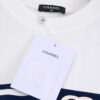New Arrival 25S Chanel Flocked Pressure Gel T-Shirt, Pre-washed Cotton Fabric, Soft and Skin-friendly, Unisex Loose Fit