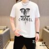 CHANEL 2025 New Men's Short Sleeve T-Shirt and Shorts Set! Official Website Synchronized Release! High-End Version Available! Exquisitely Soft and Smooth Texture for Ultimate Comfort! Three-Dimensional Tailoring with Outstanding Silhouette!