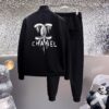 CHANEL (Perfect for Plus-Size) Hot-Selling Knit Cardigan and Sweatshirt Set – Official Website Original Version, 2025 New Arrival, Premium Natural Roman Cotton 100%, Elegant and Comfortable, Authentic Hardware, Retail Size M to 5XL (Fits up to 220 lbs)