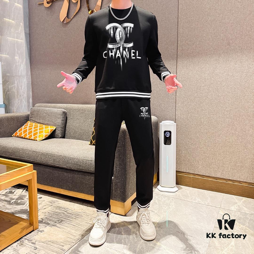 CHANEL Original 2025 New Arrival Hoodie Set - Premium 100% Natural Roman Cotton, Elegant and Comfortable Unisex Wear