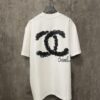 CHANEL Chanel 24SS Navy Collection Rope Digital Print Heavyweight Short Sleeve T-Shirt, 380g Premium Cotton, Autumn Winter Essential
