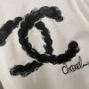 CHANEL Chanel 24SS Navy Collection Rope Digital Print Heavyweight Short Sleeve T-Shirt, 380g Premium Cotton, Autumn Winter Essential