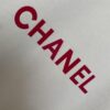 CHANEL Chanel 24SS Classic Logo Flocked Print Heavyweight Short Sleeve T-Shirt