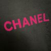 CHANEL Chanel 24SS Classic Logo Flocked Print Heavyweight Short Sleeve T-Shirt