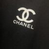 CHANEL Chanel 24SS Classic Logo Distressed Heavyweight Solid Short-Sleeve T-Shirt