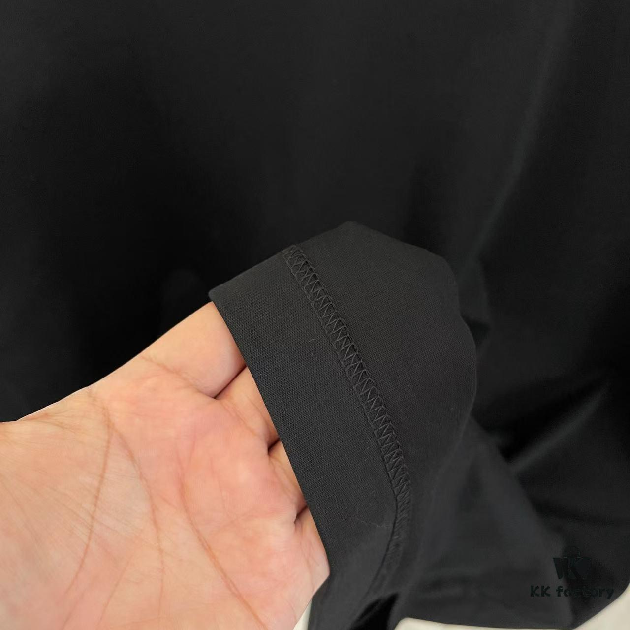 VALENTIN* Valentino 2025 Summer New Arrival Unisex Short Sleeve T-Shirt with Unique Letter Logo 3D Silicone Print Custom 300g Fabric