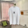 Chanel CHANEL 2025 Summer New Arrival Short Sleeve T-Shirt with 3D Silicone C Logo Print, Custom 300g Fabric, Unisex Design