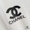 Chanel CHANEL 2025 Summer New Arrival Short Sleeve T-Shirt with 3D Silicone C Logo Print, Custom 300g Fabric, Unisex Design