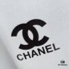 CHANEL 2025 Summer New Arrival Short Sleeve T-Shirt with 3D Silicone C-Logo Print, Custom 300g Fabric, Unisex Design