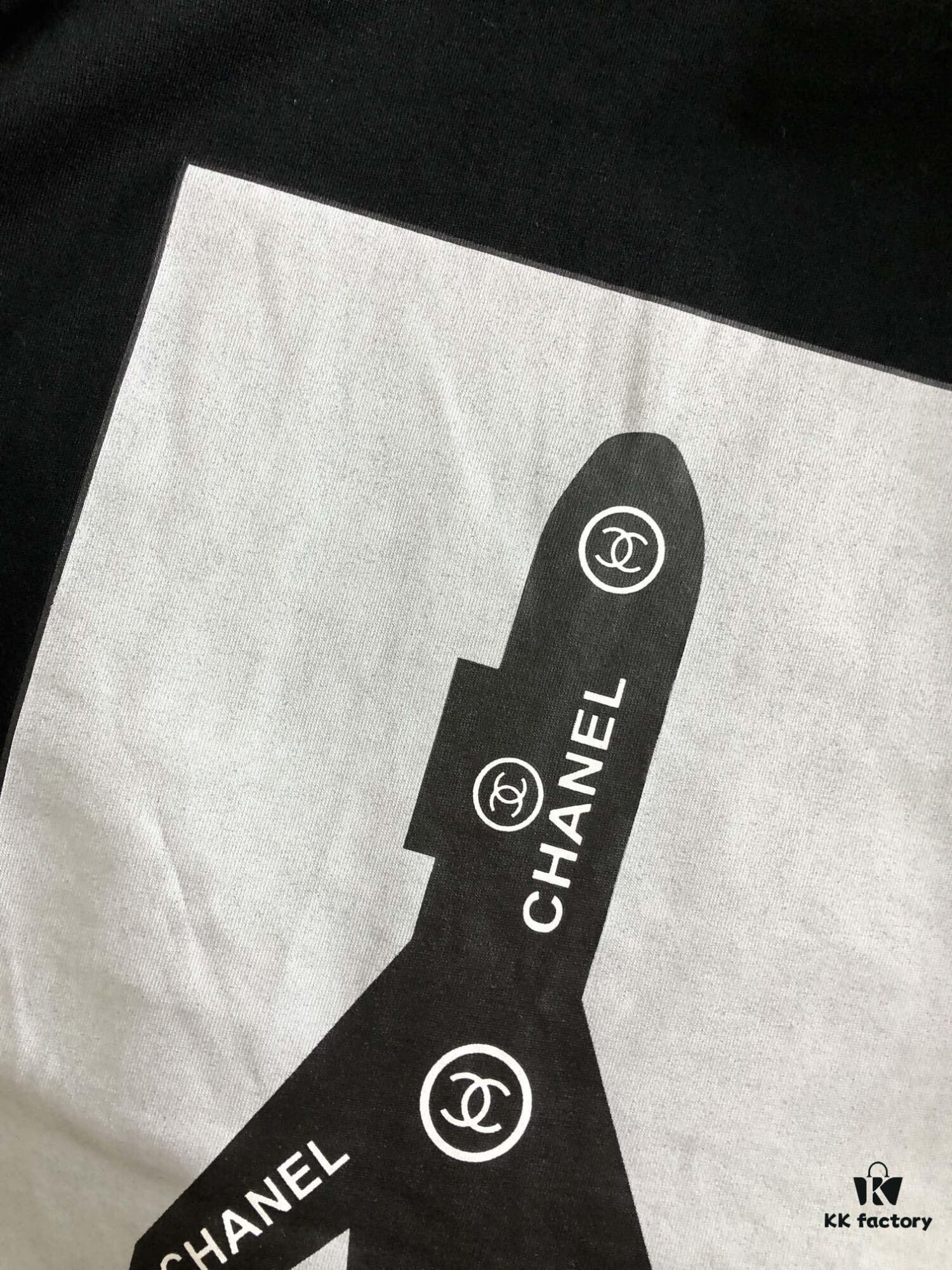 Chanel 2025 Latest Print Short-Sleeve T-Shirt, High-Quality Cabinet Original Order, Top-Tier Craftsmanship with Imported Fabric