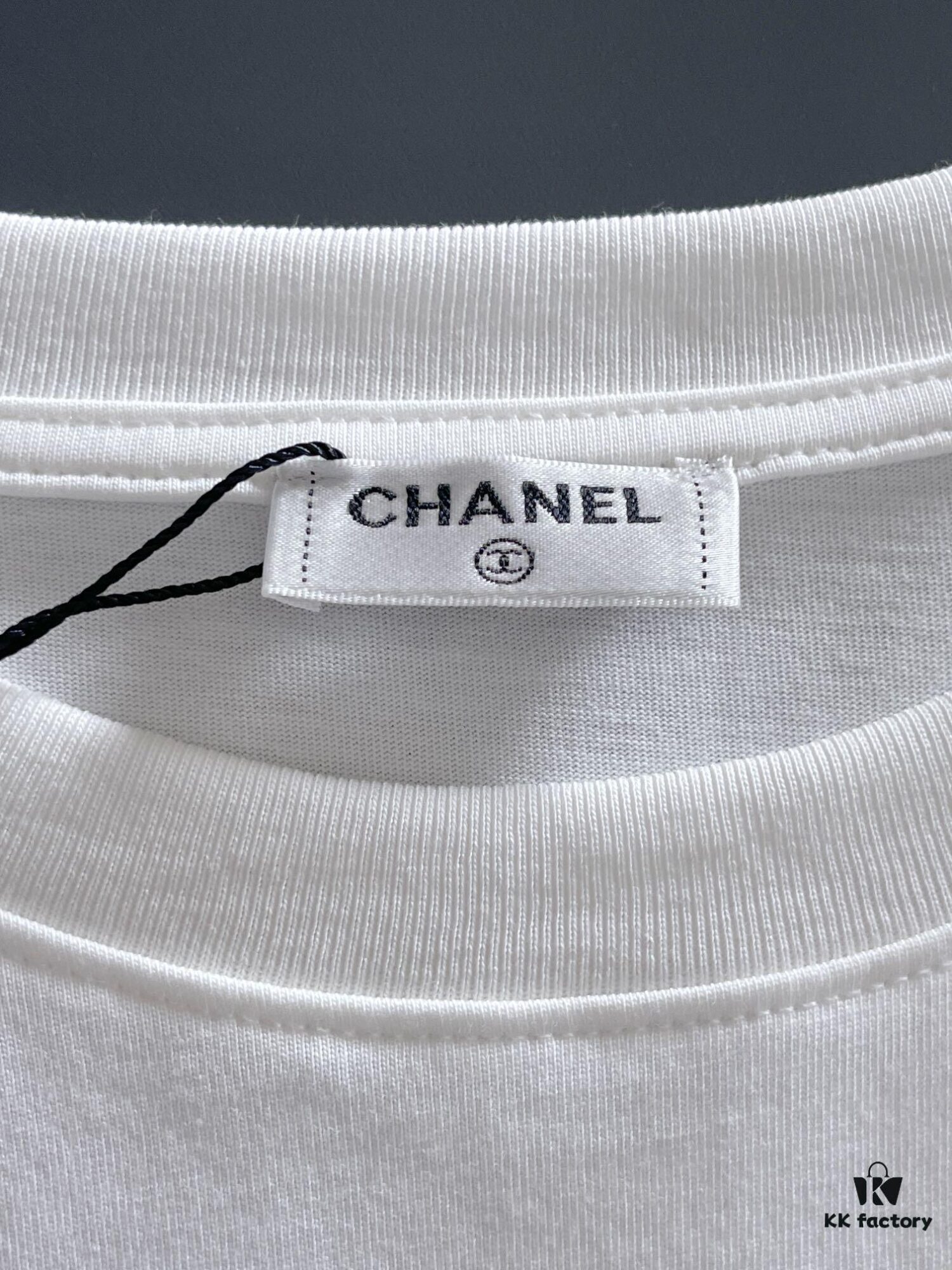 Chanel 2025 Latest Print Short-Sleeve T-Shirt, High-Quality Cabinet Original Order, Top-Tier Craftsmanship with Imported Fabric