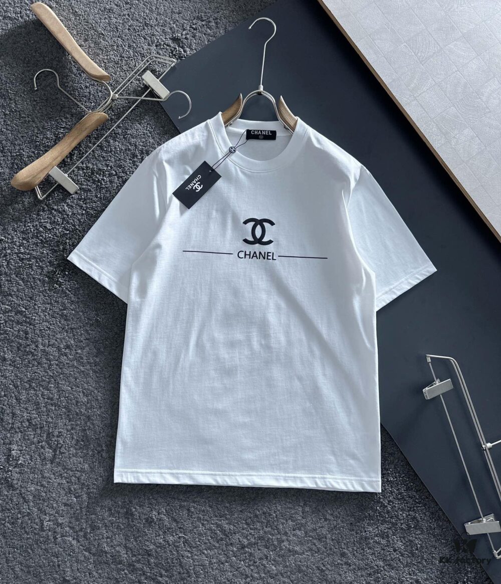 Chanel 2025 Latest Print Short-Sleeve T-Shirt, High-Quality Cabinet Original Order, Top-Tier Craftsmanship with Imported Fabric