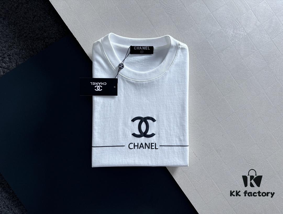 Chanel 2025 Latest Print Short-Sleeve T-Shirt, High-Quality Cabinet Original Order, Top-Tier Craftsmanship with Imported Fabric