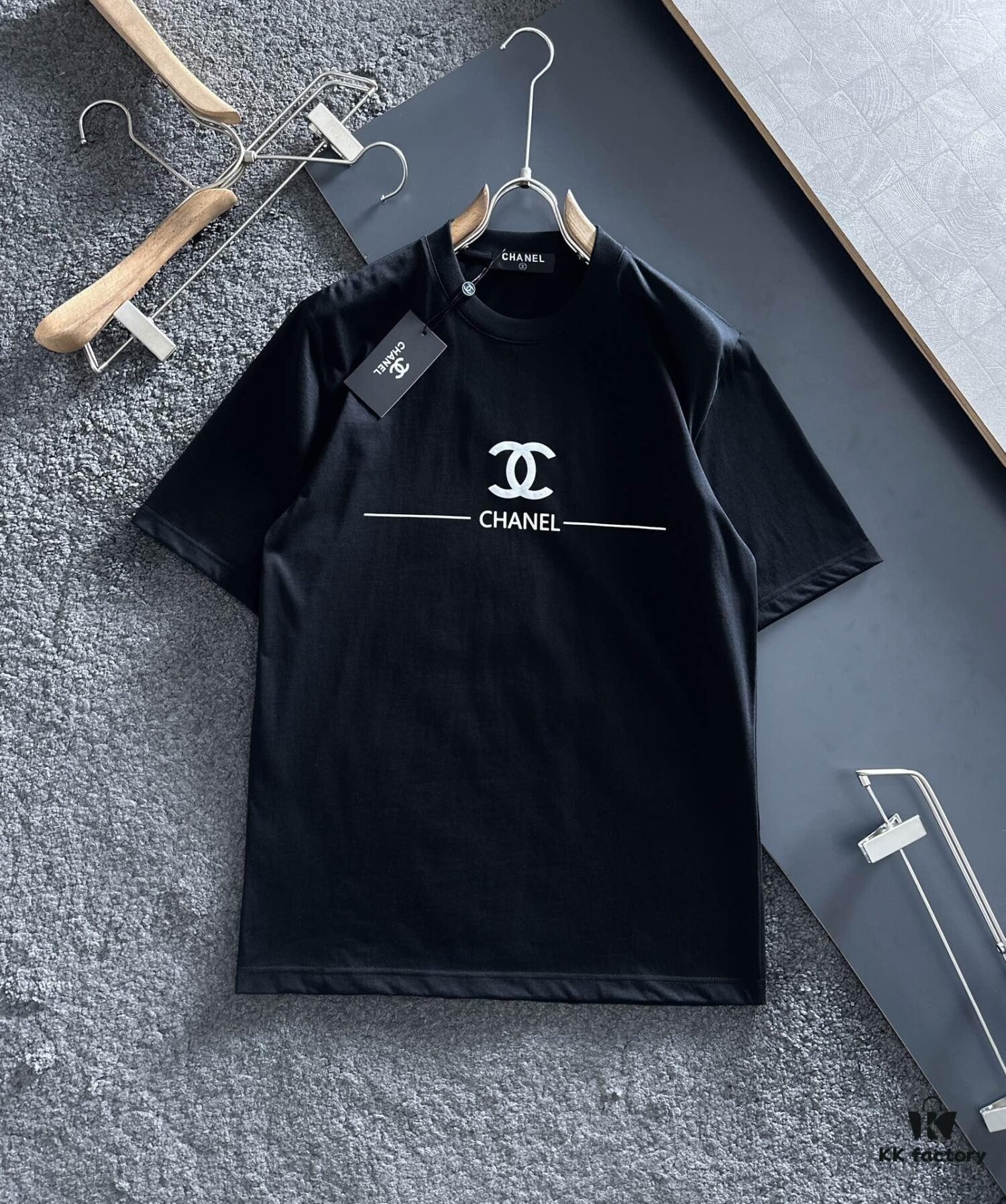 Chanel 2025 Latest Print Short-Sleeve T-Shirt, High-Quality Cabinet Original Order, Top-Grade Craftsmanship with Imported Fabric