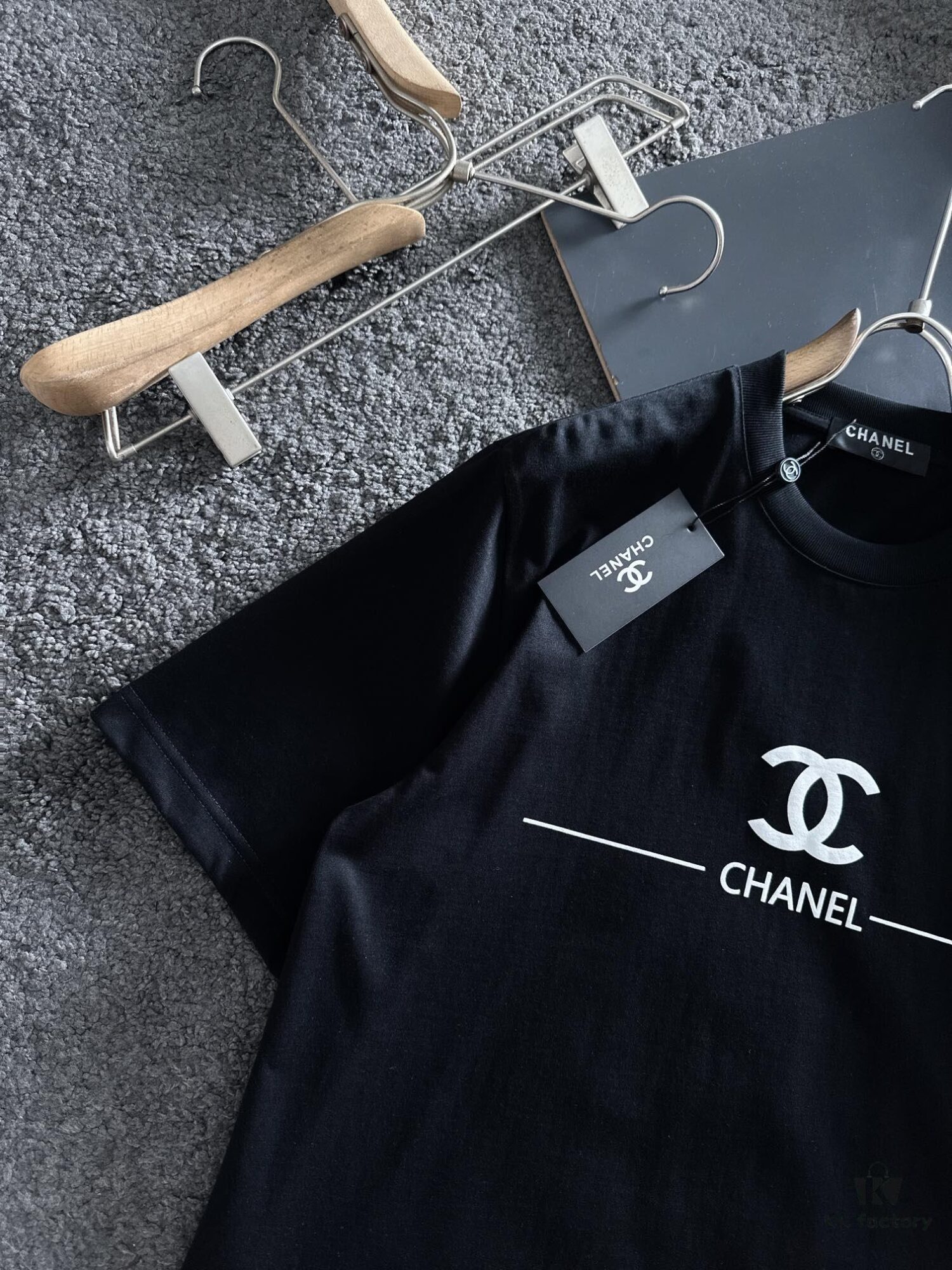 Chanel 2025 Latest Print Short-Sleeve T-Shirt, High-Quality Cabinet Original Order, Top-Grade Craftsmanship with Imported Fabric