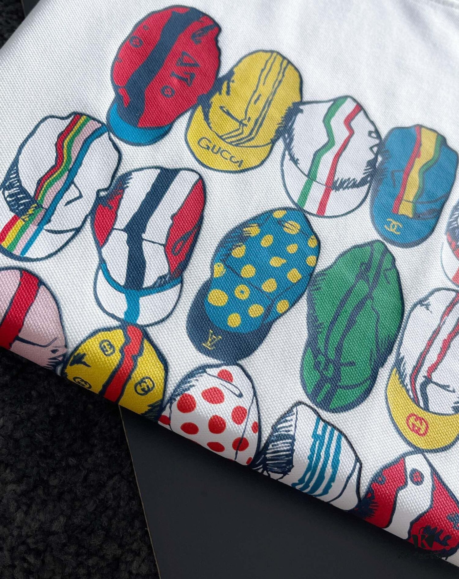 Chanel 2025 Latest Print Short Sleeve T-Shirt, High-Quality Boutique Original Order, Top-Tier Craftsmanship with Imported Fabric