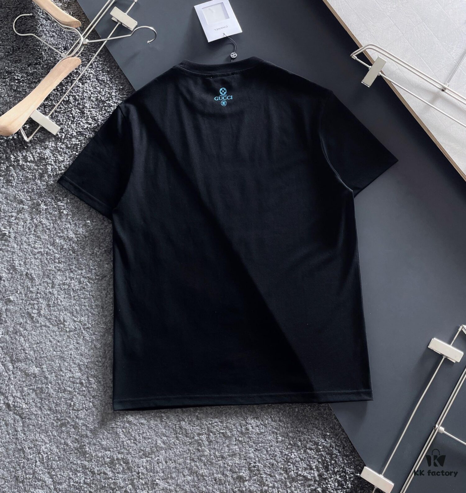 Chanel 2025 Latest Print Short Sleeve T-Shirt, High-Quality Boutique Original Order, Premium Imported Fabric with Exquisite Collar and Double-Stitched Craftsmanship