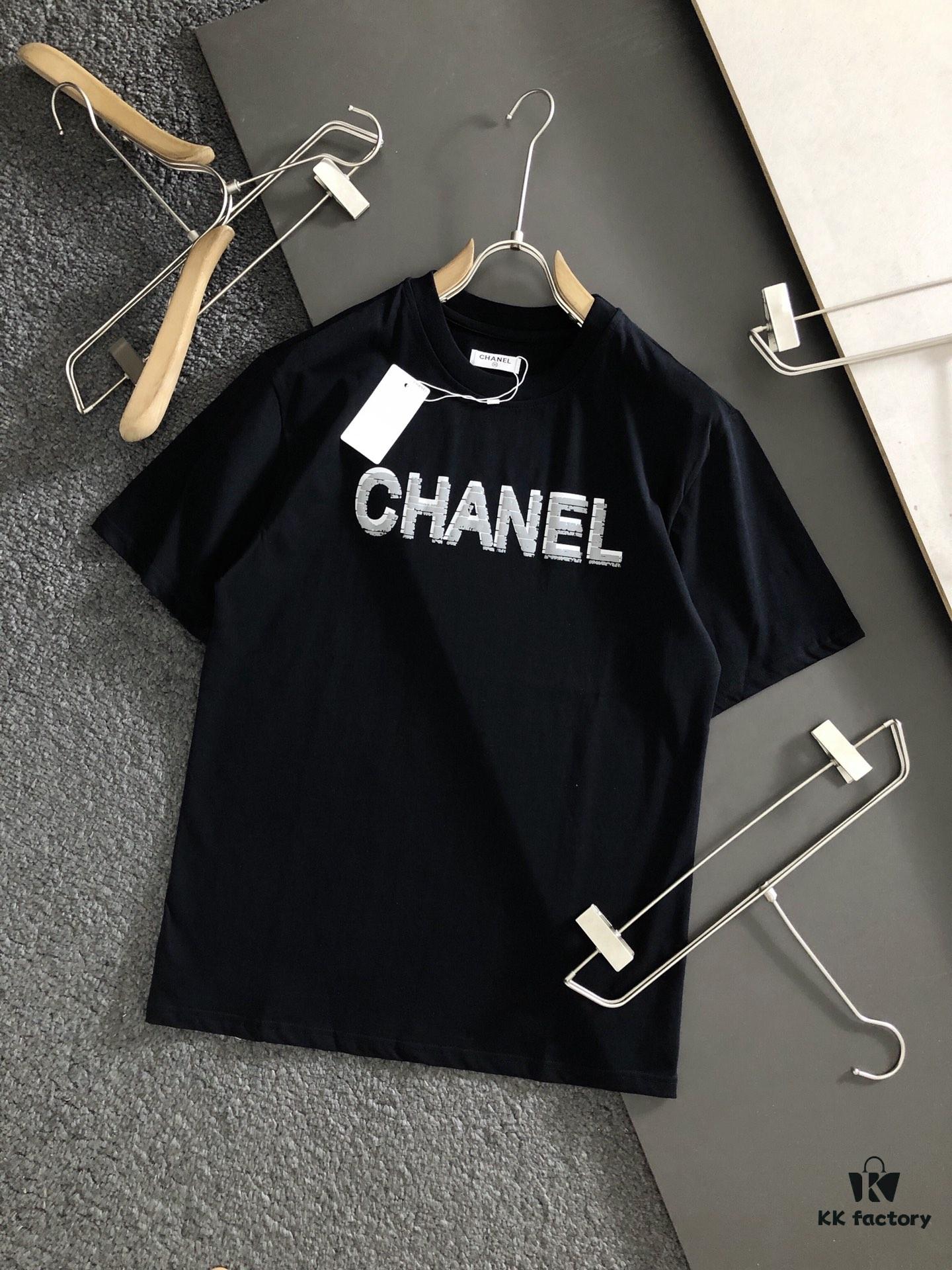 Chanel 2025 Latest Print Short Sleeve T-Shirt