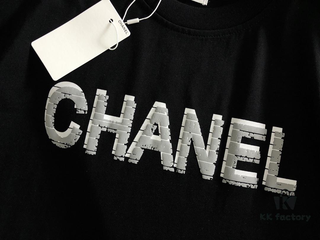 Chanel 2025 Latest Print Short Sleeve T-Shirt