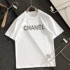 Chanel 2025 Latest Print Short-Sleeve T-Shirt, High-Quality Cabinet Original Order, Top-Tier Craftsmanship with Imported Fabric